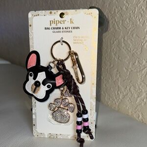 Piper K Dog Bag Charm & Key Chain